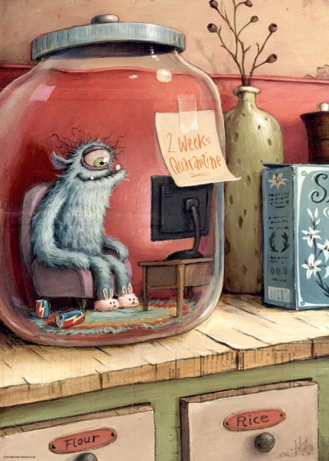 Puzzle Zozoville : Jarantine 1000 pièces