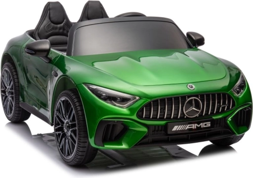 Auto a batteria Mercedes AMG SL63 verde laccato