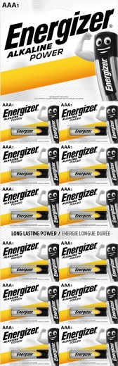 Energizer Power Piles alcalines AAA micro, 12 pcs