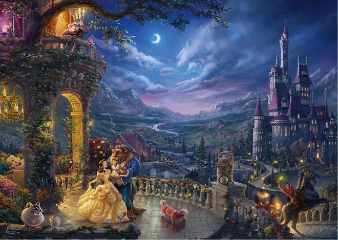 Beauty and the Beast Puzzle – Moonlight Dance 1000 Pieces