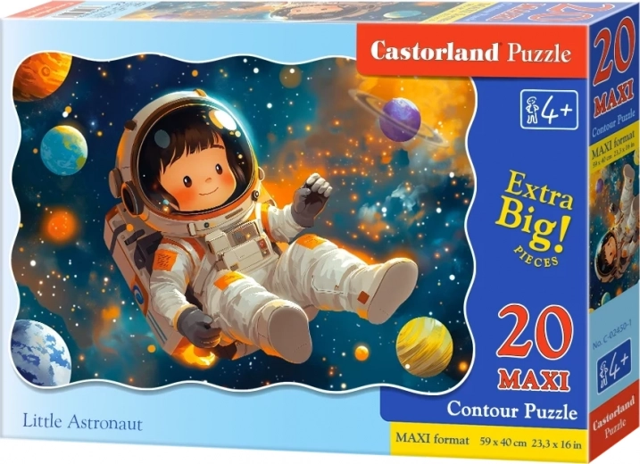 Castorland puzzel Kleine astronaut MAXI 20 stukjes