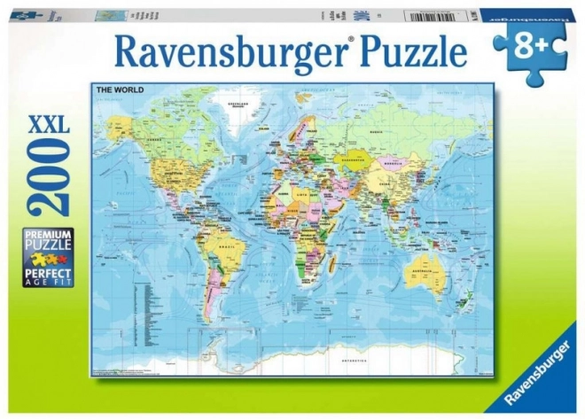 Ravensburger World Map – 200-piece Puzzle