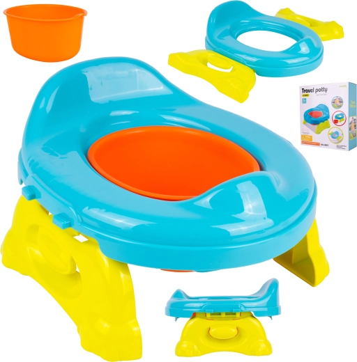 Travel potty with removable insert