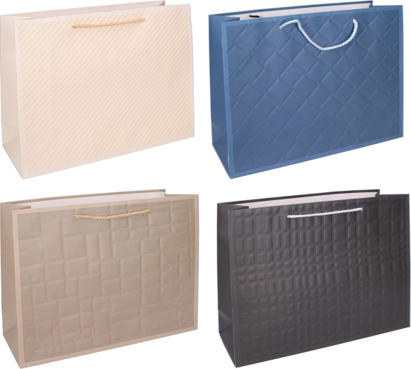 Gift Bag M 26 × 32 × 11 cm – luxury embossed paper bag