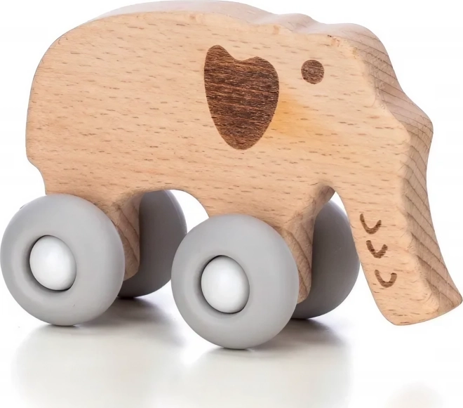 Houten rijdende olifant voor kinderen