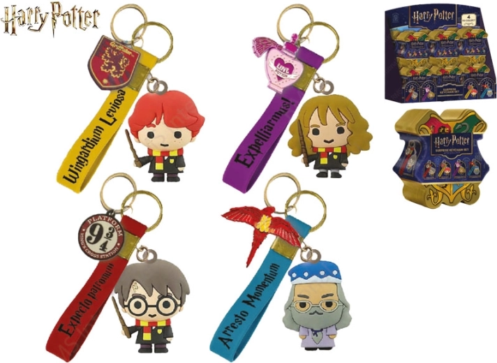 Harry Potter Keychain – set of 12, 4 designs