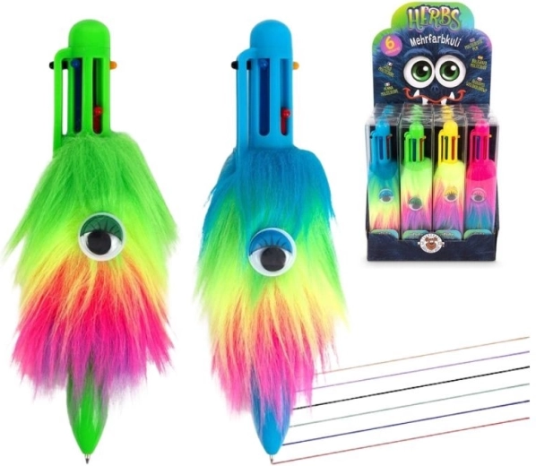 furry six-color pen