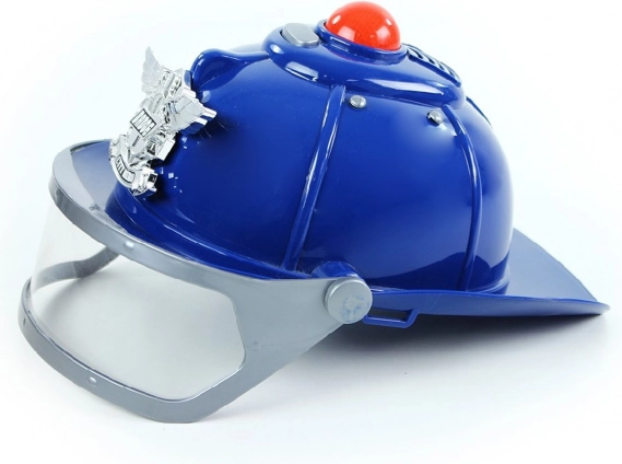 Casque de police avec son et lumière