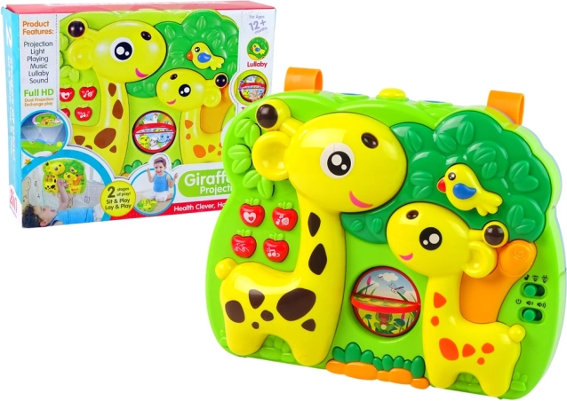 Proiettore Pannello con Giraffa e Suono per Bambini
