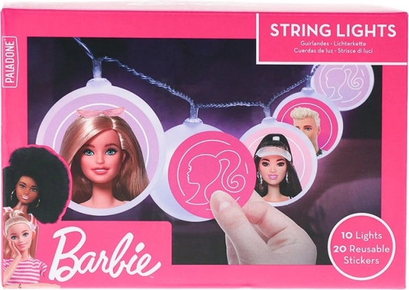 Lyskæde BARBIE med klistermærker
