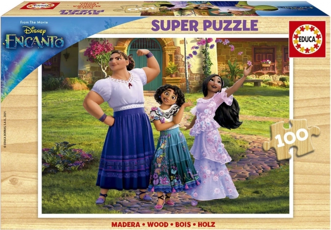 Wooden Puzzle ENCANTO 100 Pieces