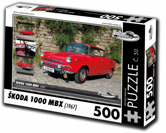 Puzzle RETRO-CARS Škoda 1000 MBX 500 pieces