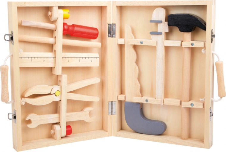 Small Foot wooden tool case Maik