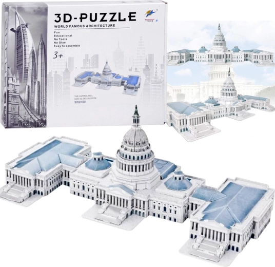 3D Puzzle Capitol USA 132 pieces