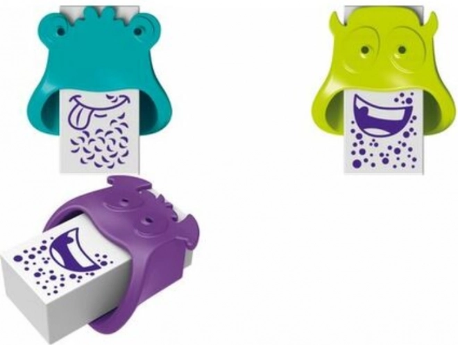 MAPED Little Monster radír műanyag tokban