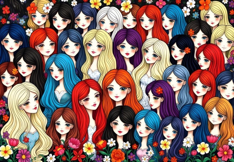 Alipson puzzle Ladies from the Secret Garden 1000 pieces