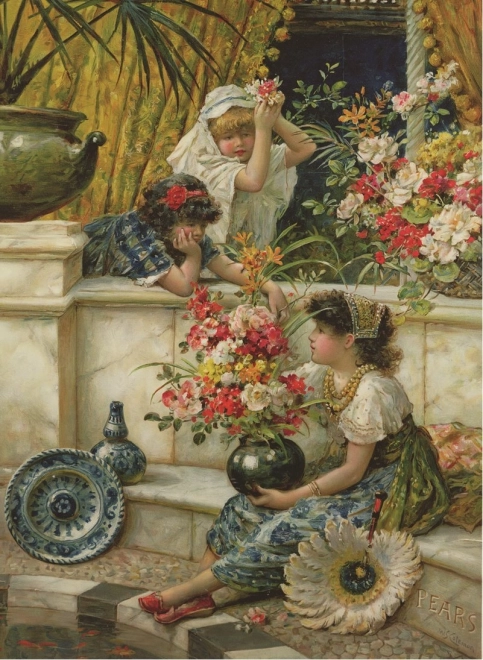 Puzzel Bloemen van het Oosten 1000 stukjes