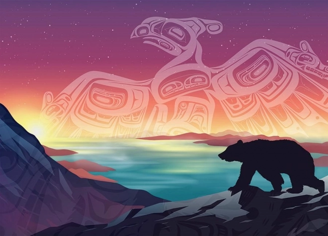 Cobble Hill Puzzle Tempest and Bear 500 pieces