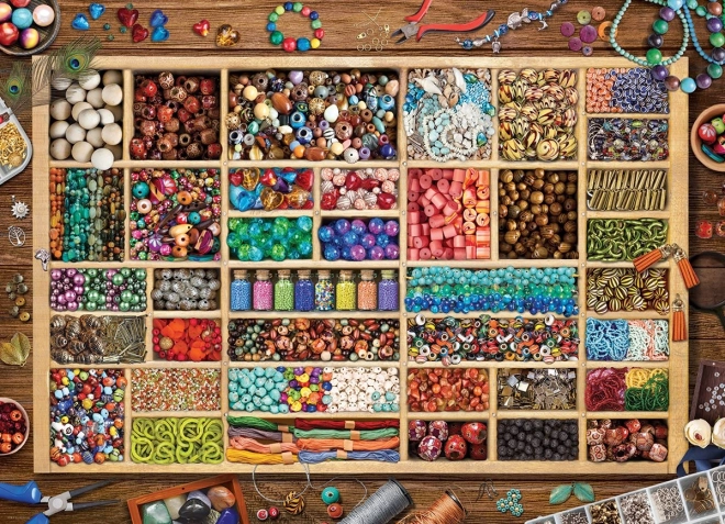 Puzzel Laura’s kralencollectie 1000 stukjes