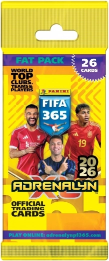 PANINI FIFA 365 Adrenalyn XL 2026 – fat pack karte