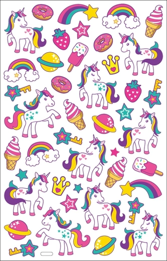Unicorn Stickers – Set of 35 pcs
