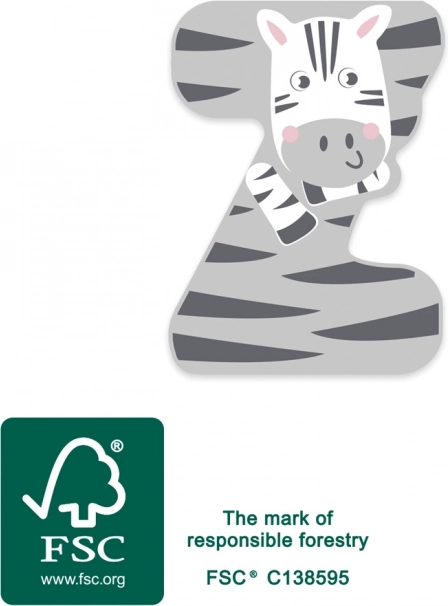 small foot wooden letter Z