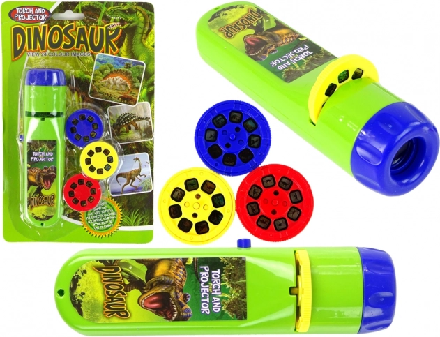 Projectorlamp met dinosaurussen en 24 dia’s