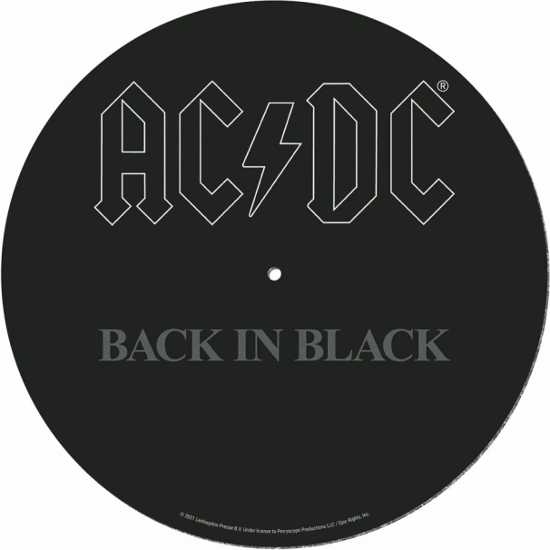 Podloga za gramofon AC/DC Back in Black