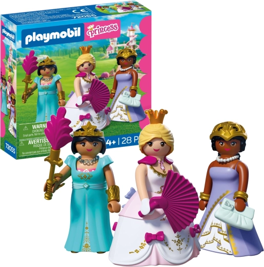 Playmobil Princess – tre prinsesser med tilbehør, 28 dele