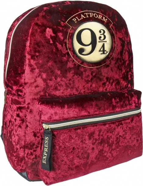 Batůžek casual sametový Harry Potter