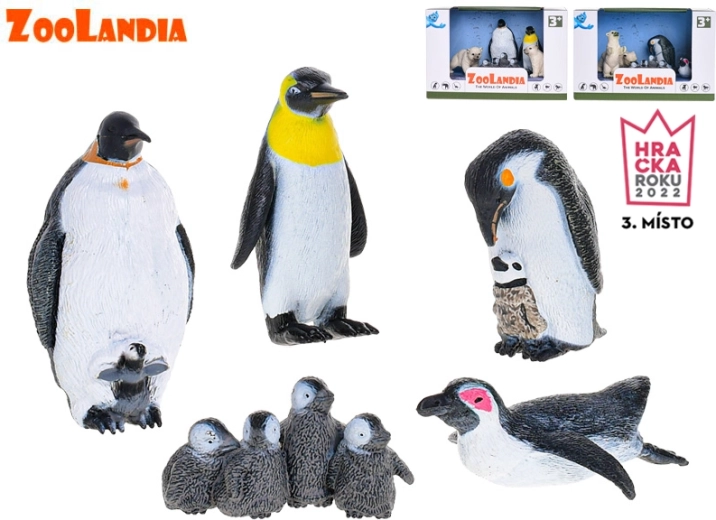 Zoolandia animali marini – set di figurine di plastica per acquario (3 tipi)