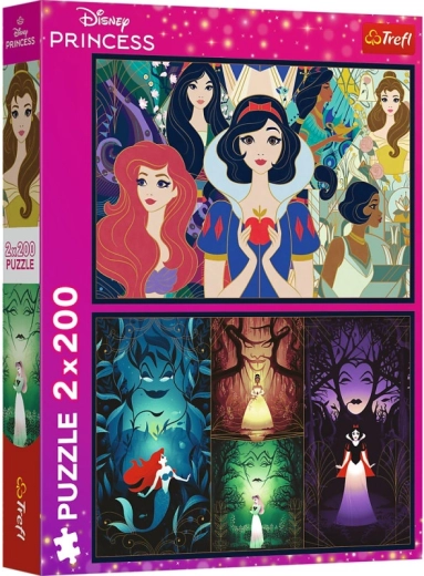 Sestavljanka 2×200 kosov Disney PRINCESS – Čarobne princese