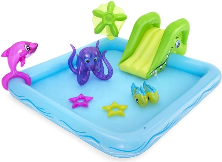 Inflatable Water Play Center with Aquarium Theme BESTWAY
