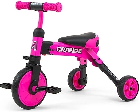 Tricycle pour enfant 2-en-1 MILLY MALLY Grande rose