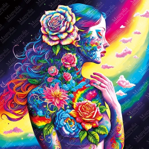 Flower Goddess Puzzle 1023 Pieces MAGNOLIA