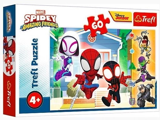 60-Piece Puzzle – In the World of SPIDEY by Trefl