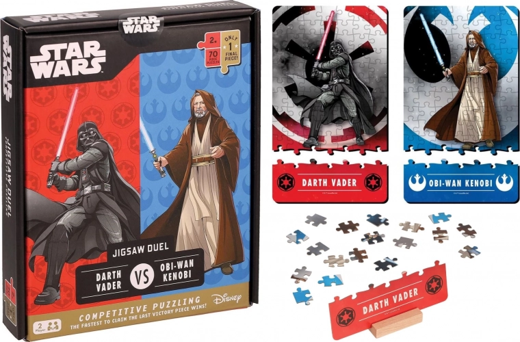 Star Wars duel – twee keer 70-delig puzzel voor 2 spelers van Ridley’s Games