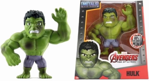Kovinska zbirateljska figurica MARVEL HULK 15 cm