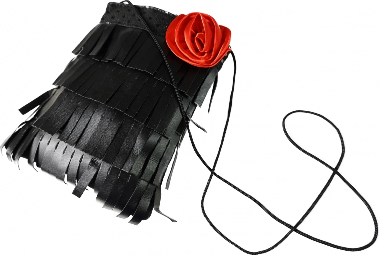 Shoulder Bag with Rose