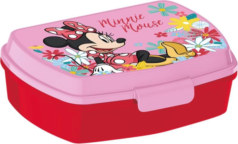 Porta pranzo Minnie in plastica 17,5 × 14,5 × 6,5 cm