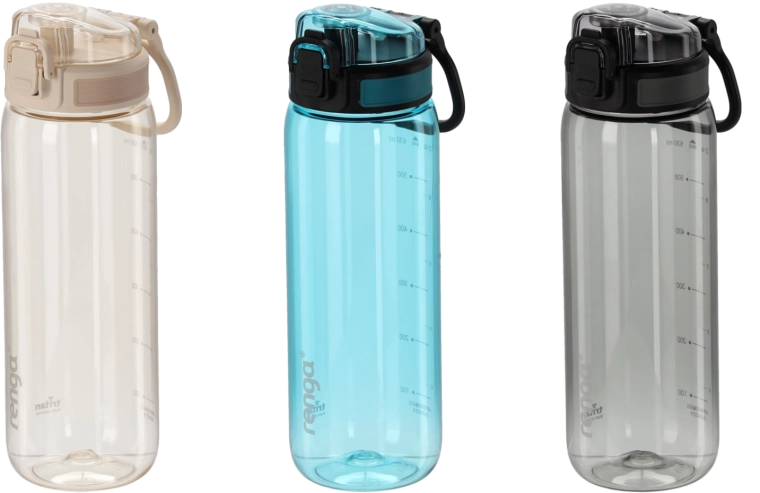 Borraccia da 630 ml con tacche di misurazione – mix di colori