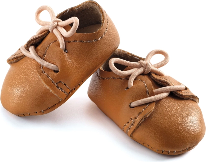 Sko til dukke DJECO Pomea brune