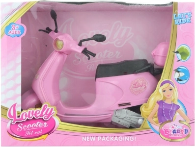 Plastowy skuter dla lalek
