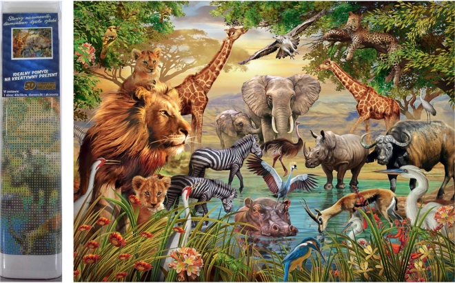 Norimpex Diamond Painting Safari by the River