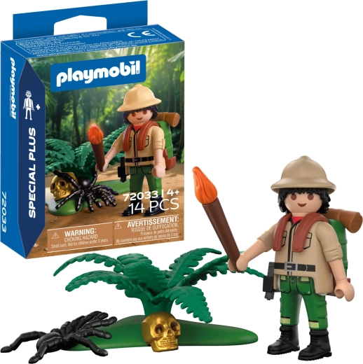 Playmobil Special Plus – adventurer with accessories, 14 pieces