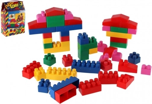 Lori 3 plastic construction set, 50 pieces