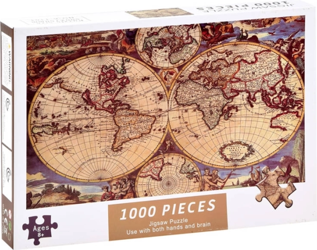 Ancient World Map Puzzle 1000 Pieces