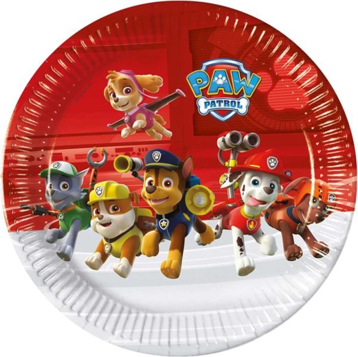 PAW PATROL Paper Plates 23 cm, 8 pcs