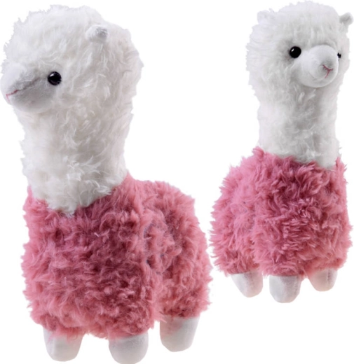 Plush Alpaca – Soft Llama 28 cm – Pink