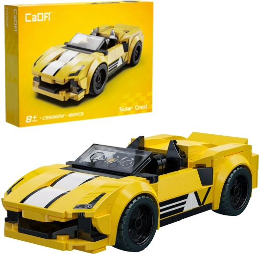 Bausteine CaDA Solar Crest – Rennwagen, 160 Teile